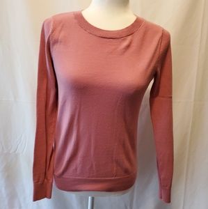 Loft brand 100%cotton XS pink sweater top